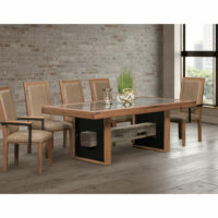 1869 Tempered 1/2" Glass Top Table - Image 2