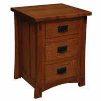 Dutch Country 3 Drawer Nightstand - 21"W