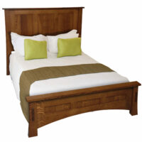 Dutch Country Mission Bed With Low Footboard