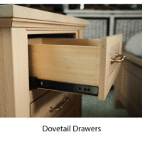 Barn Floor 4 Drawer File Cabinet - Image 2