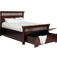 Bloomdale Bed with Pullout Footboard - Image 2