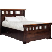 Bloomdale Bed with Pullout Footboard