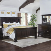 Empire Bed with Fabric Headboard - Image 4
