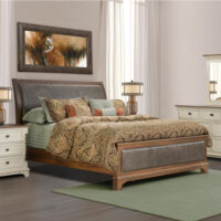 Camden Leather Upholstered Bed - Image 2