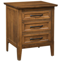 Glenwood Three Drawer Nightstand
