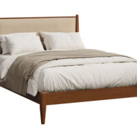 Nantucket Queen Bed with Fabric Headboard