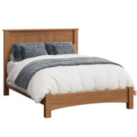 Elite Square Panel Bed With Low Footboard