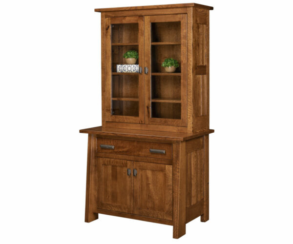Freemont Mission Credenza 2 Doors 1 Drawer with Hutch FMB3641GD