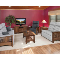 Craftsman Mission Wallhugger Recliner - Image 4