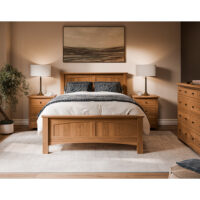 Elite Square Panel Bed With Low Footboard - Image 2