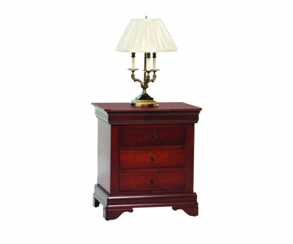 Louis Phillipe 3 Drawer Nightstand