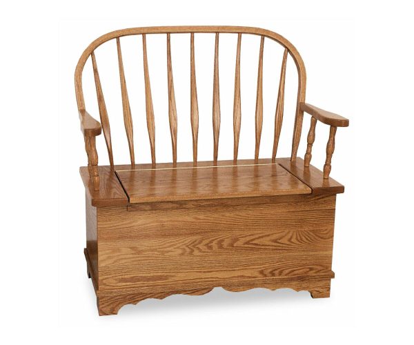 Bent Feather Bow Bench