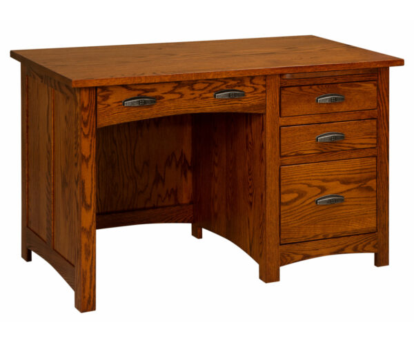 Oakwood Desk Single Pedestal